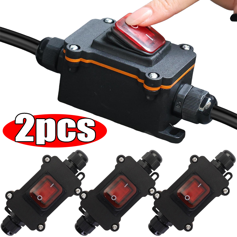Outdoor Power Lead - 1-2 adet Inline Güç Kablosu 12V-24V