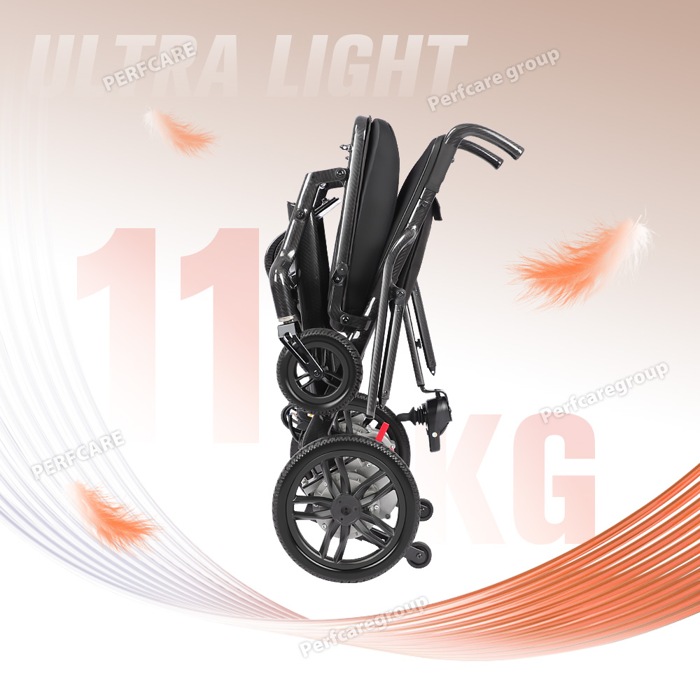 Outdoor Power Wheelchair - 2025 Trendi Karbon Fiber Katlanabilir Hafif