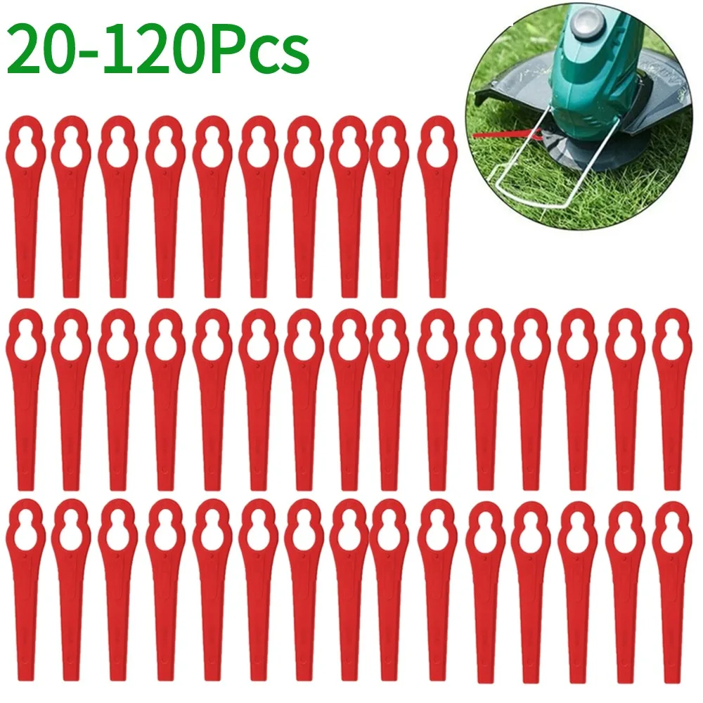 Leaf Blower Cordless - 20/60/100/120 adet Strimmer bıçakları plastik L83