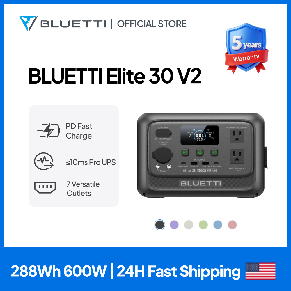 Outdoor Power Equipment - 【Yenileme】BLUETTI Elite 30 V2 Taşınabilir Güç