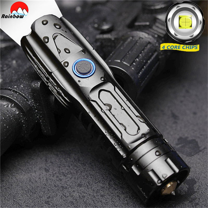 Outdoor Power Meter Bike - Süper Parlak XHP90.2 Taktik El Feneri