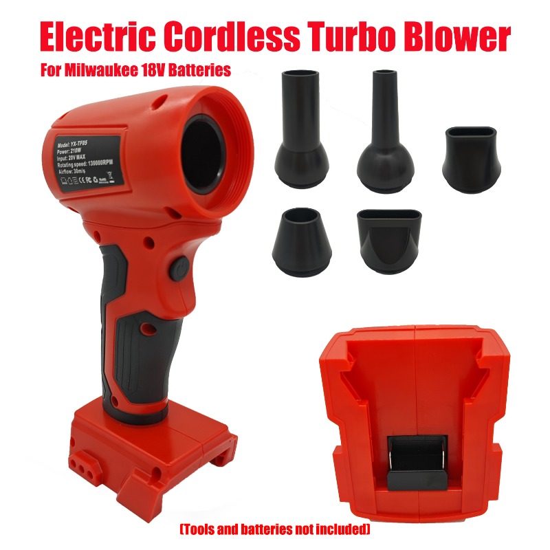 Leaf Blower Cordless - Milwaukee 18V piller için elektrikli kablosuz