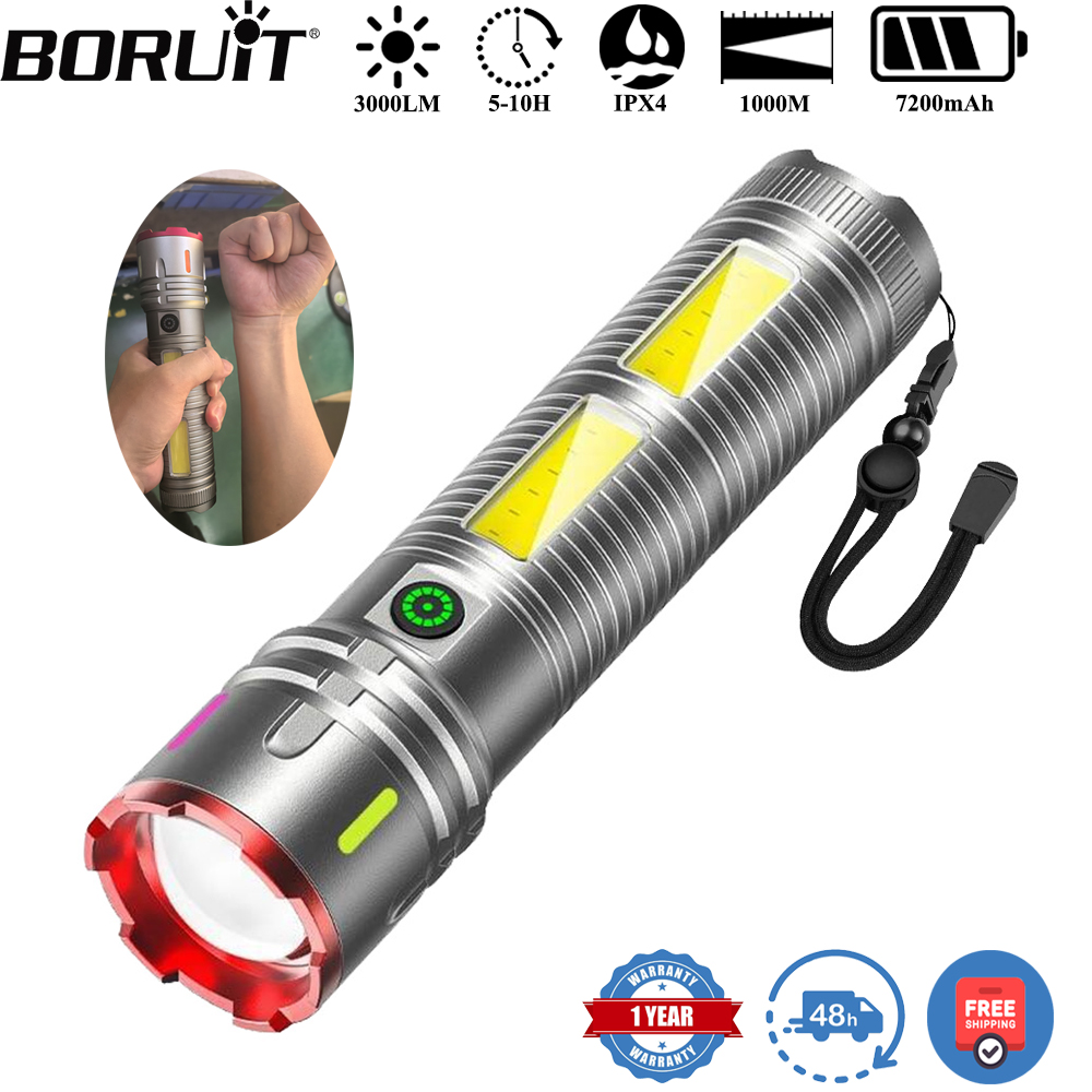 BORUiT 3000LM 1000M Uzun Menzi - Outdoor Power Meter Bike incelemesi ve fiyatı