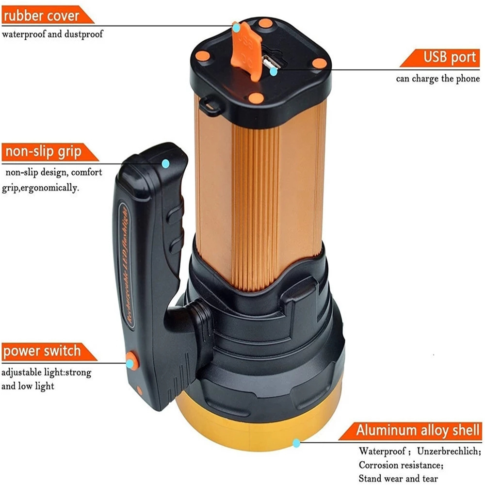 150W güçlü el feneri 50000 lüm - Outdoor Power Meter Bike incelemesi ve fiyatı