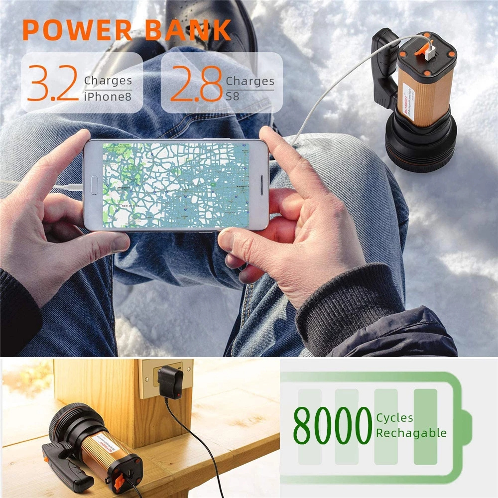 150W güçlü el feneri 50000 lüm - Outdoor Power Meter Bike incelemesi ve fiyatı