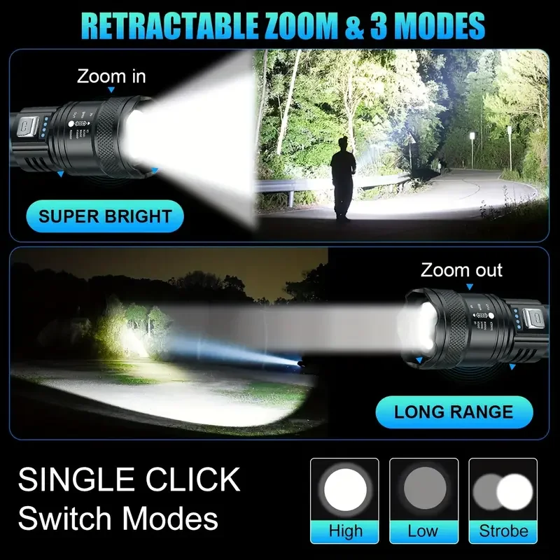 Taktik LED El Feneri 2000LM US - Outdoor Power Equipment incelemesi ve fiyatı