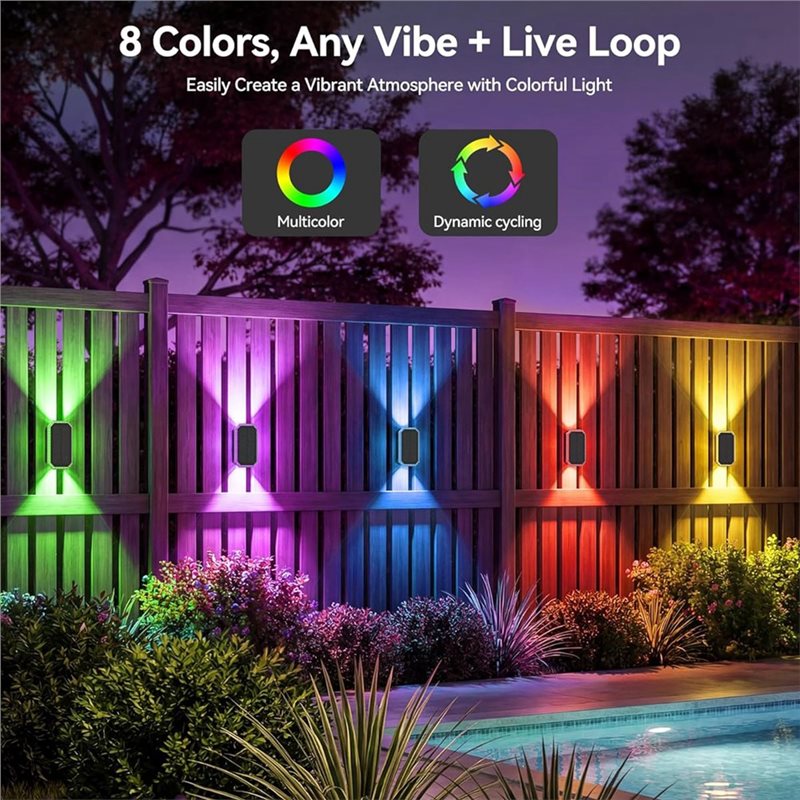 AB66-6PCS RGB Güneş Enerjili Ç - Outdoor Power Direct incelemesi ve fiyatı