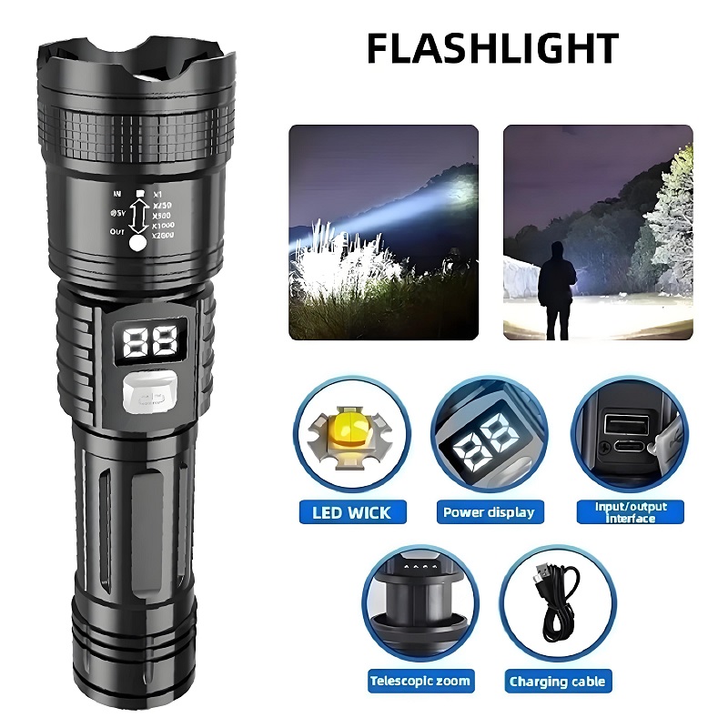 100000 Yüksek Güçlü Led El Fen - Outdoor Power Meter Bike incelemesi ve fiyatı